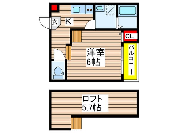 リバーサイド露橋の物件間取画像